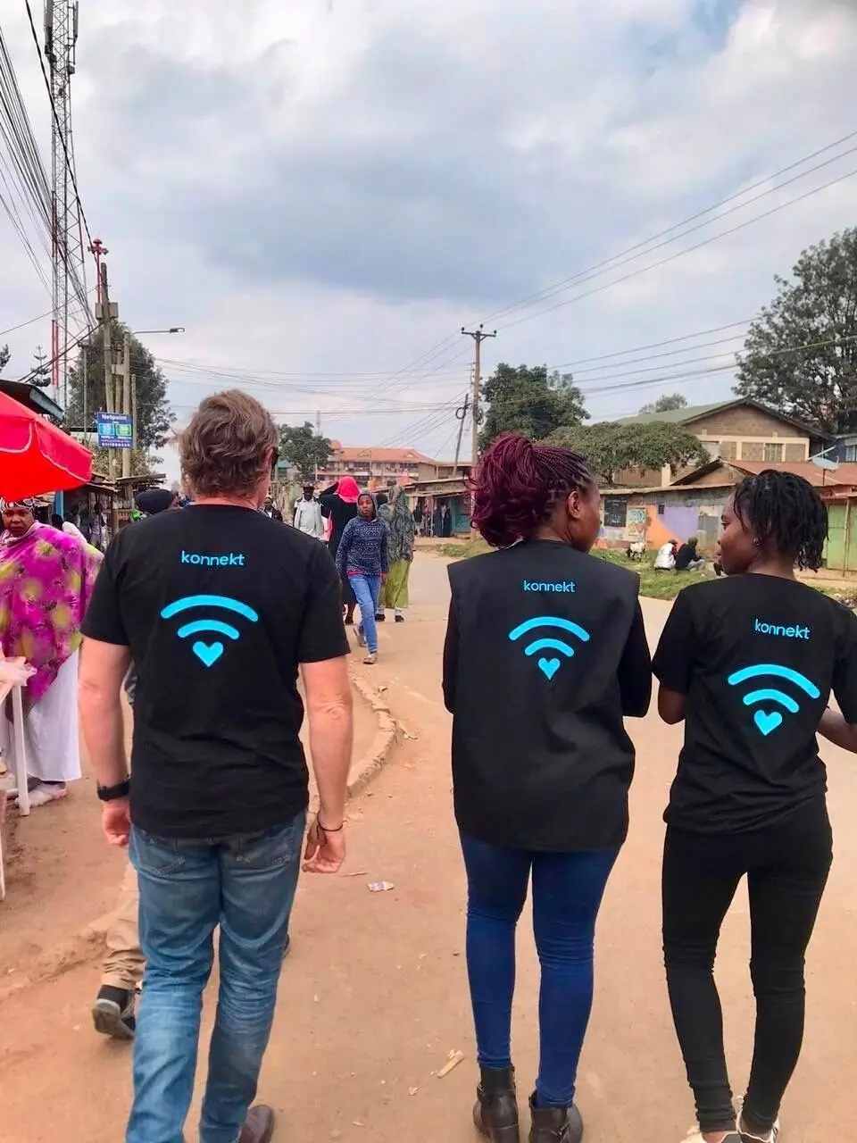 The konnekt team on the streets they serve.